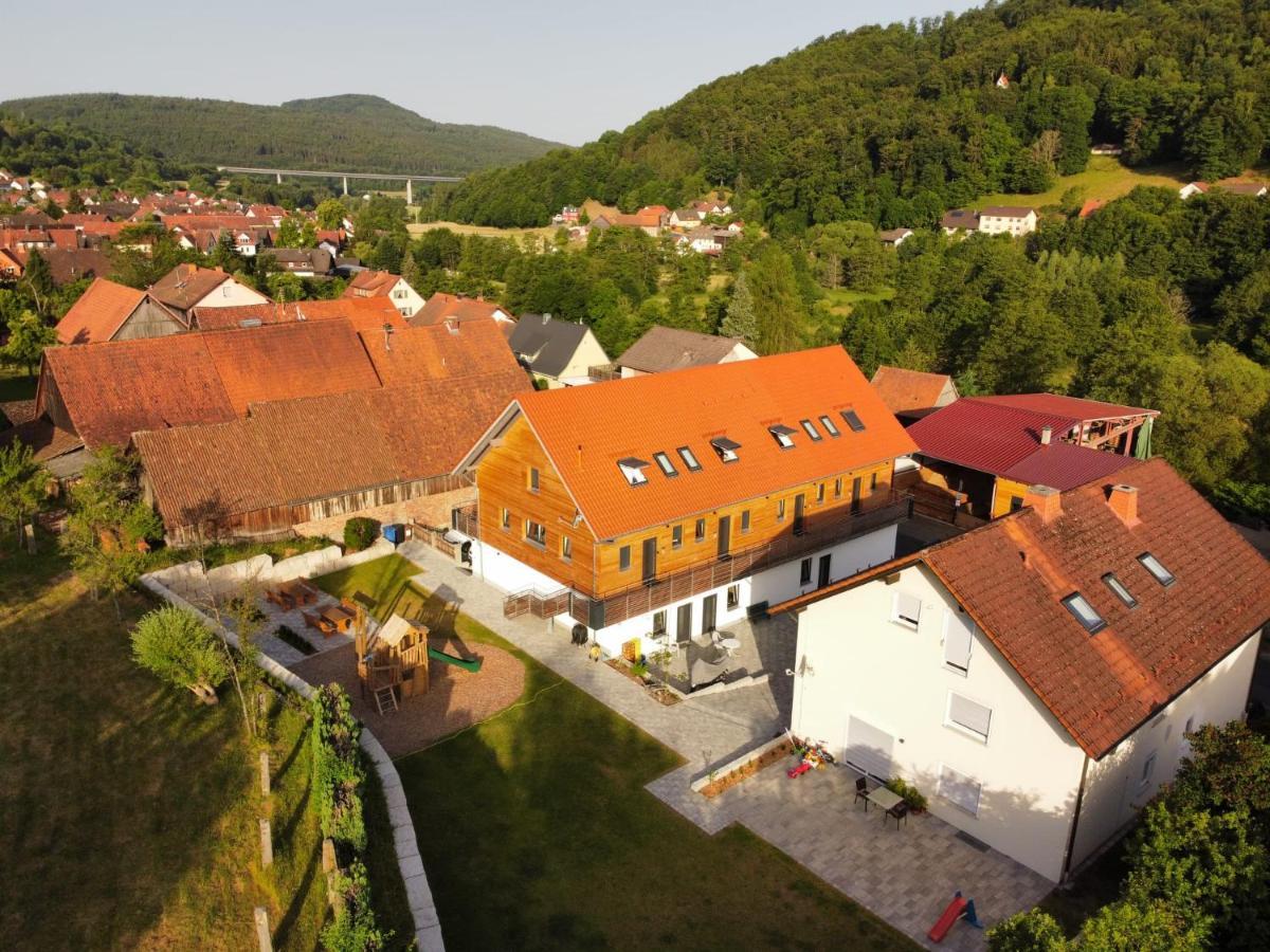 Belzesaltescheune Ferienwohnung Rhoen Riedenberg  Exterior photo